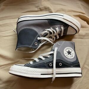 Converse Black and Gray High-Tops